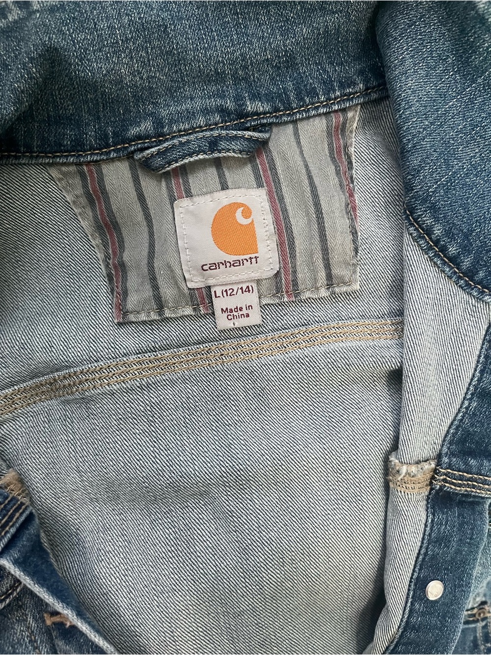 Carhartt Blue Denim Jean Jacket - Picture 2 of 2